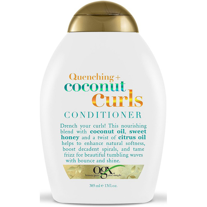 OGX Lightweight Coconut Fine Curls Conditioner, 13 Oz