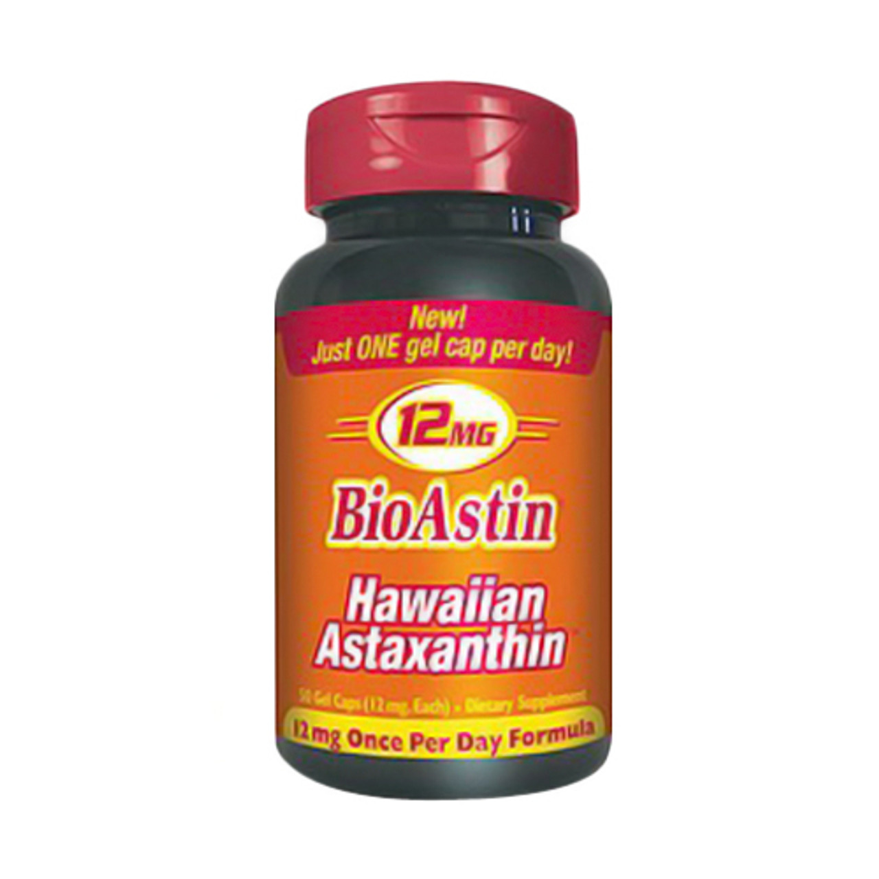 Nutrex Bioastin Hawaiian Astaxanthin 12 Mg Capsules 50 Ea 
