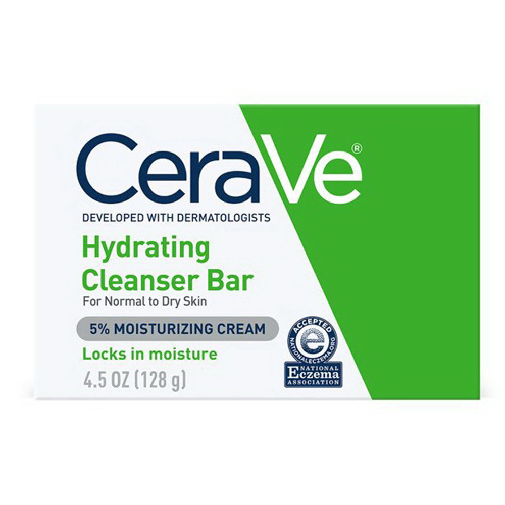 CeraVe Hydrating Cleansing Bar for Normal to Dry Skin, 4.5 Oz