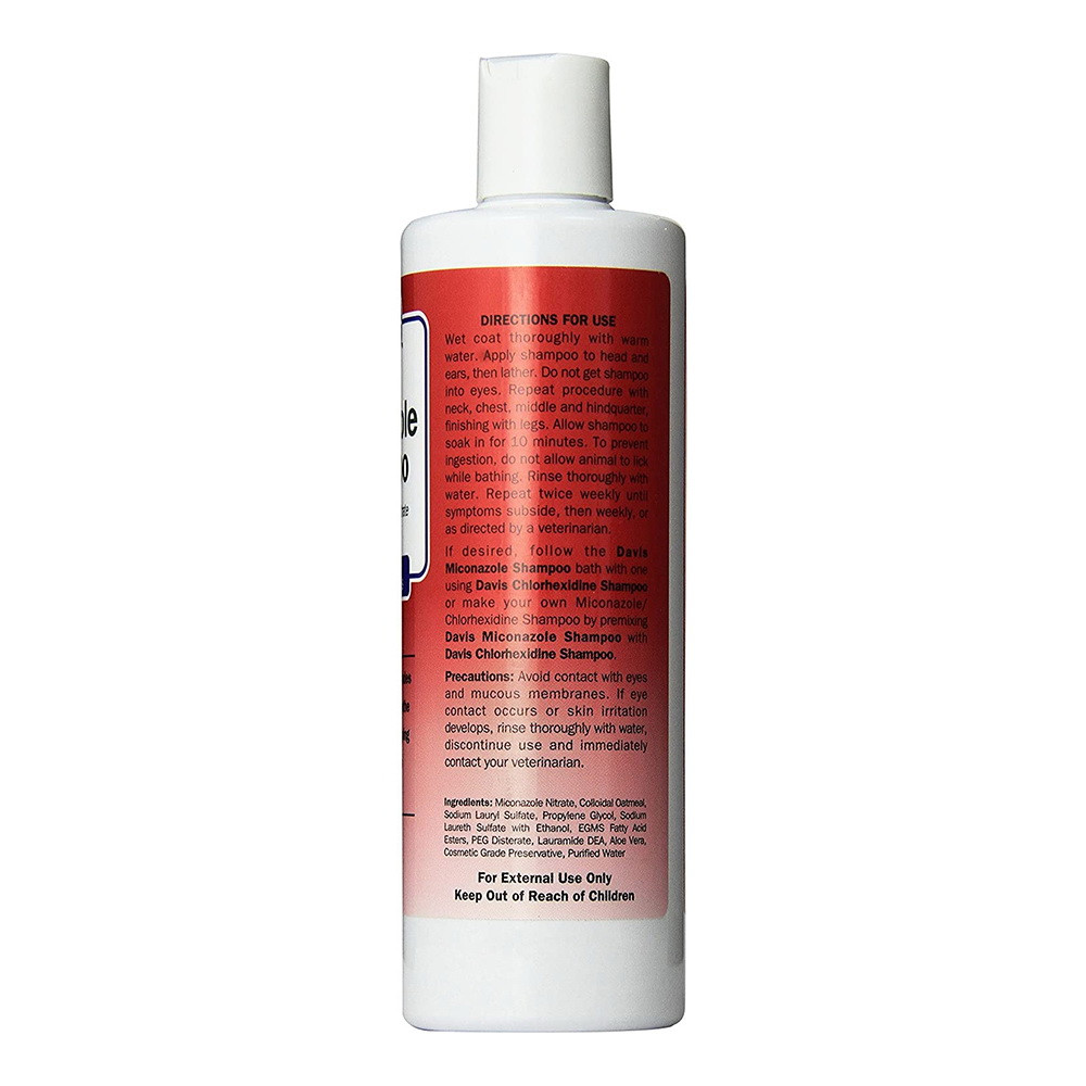 Davis Miconazole Pet Fungal Shampoo Dogs & Cats, 12 Oz