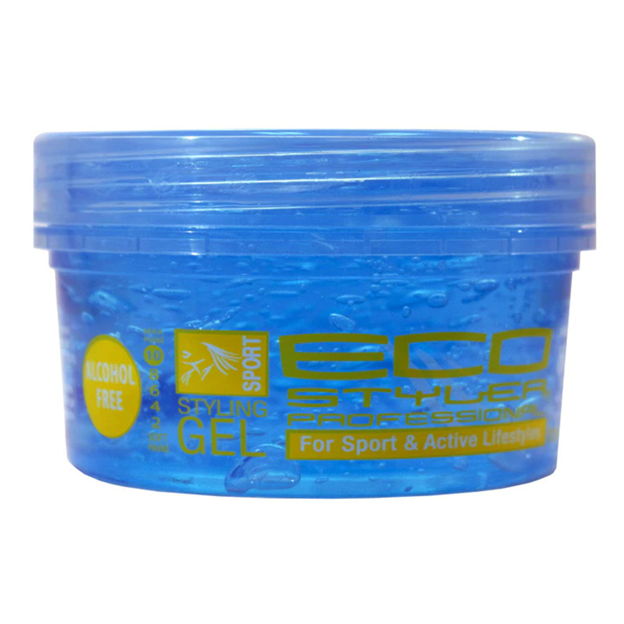 Eco Style Blue Sport Hair Styling Gel with Maximum Hold, 8 Oz