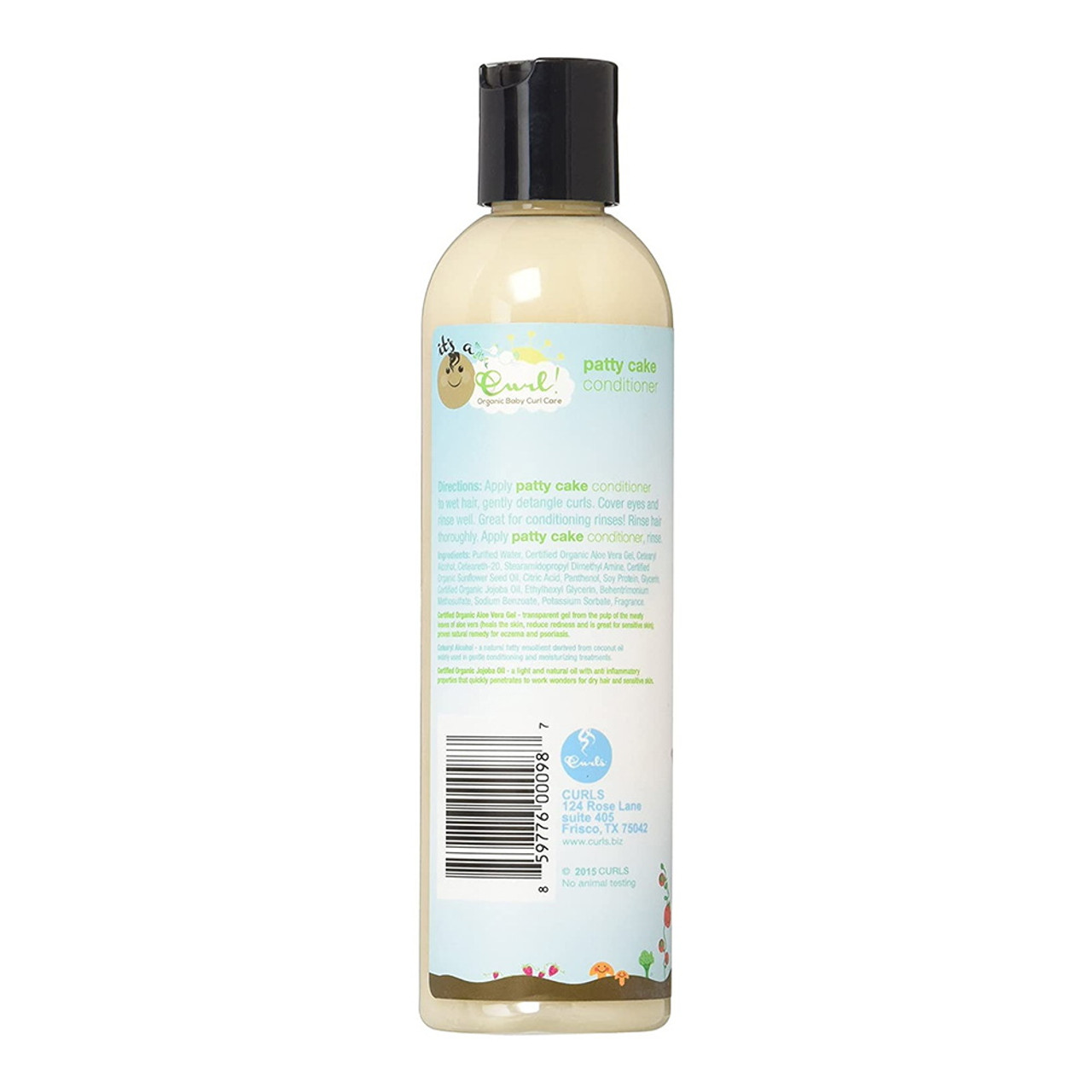 Curls Its Curl Organic Baby Curl Care Patty Cake Conditioner, 8 Oz