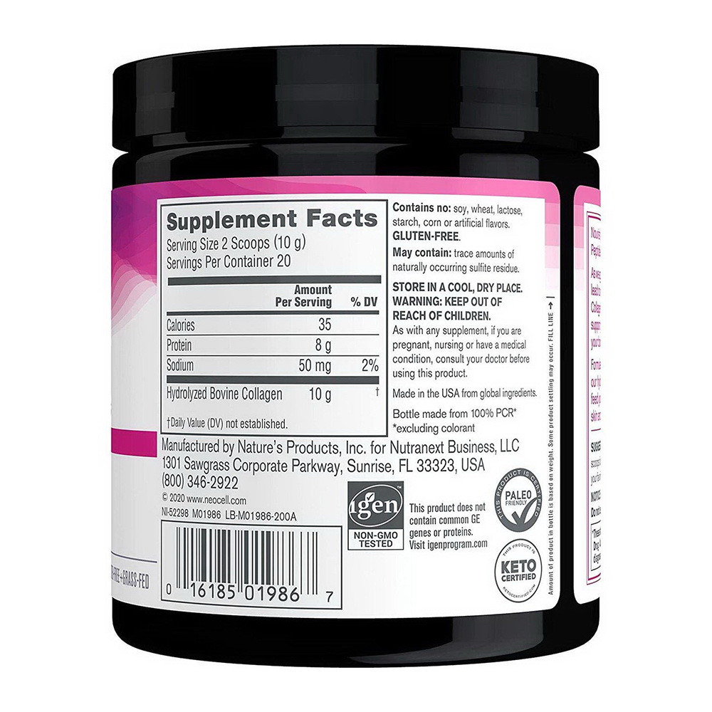 NeoCell Super Collagen Dietary Supplement Powder 7 Oz