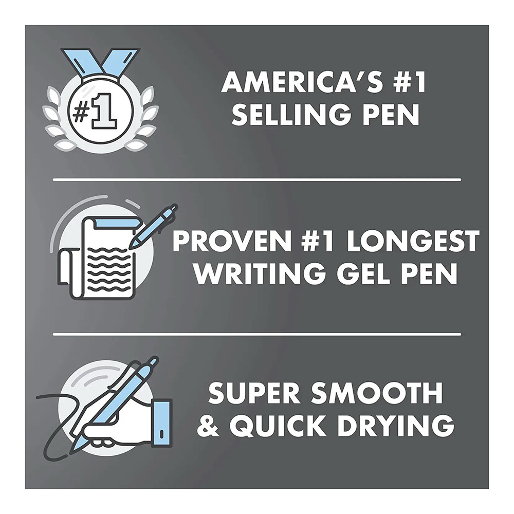 Pilot G2 Retractable Gel Pens, Fine Point, Blue Ink