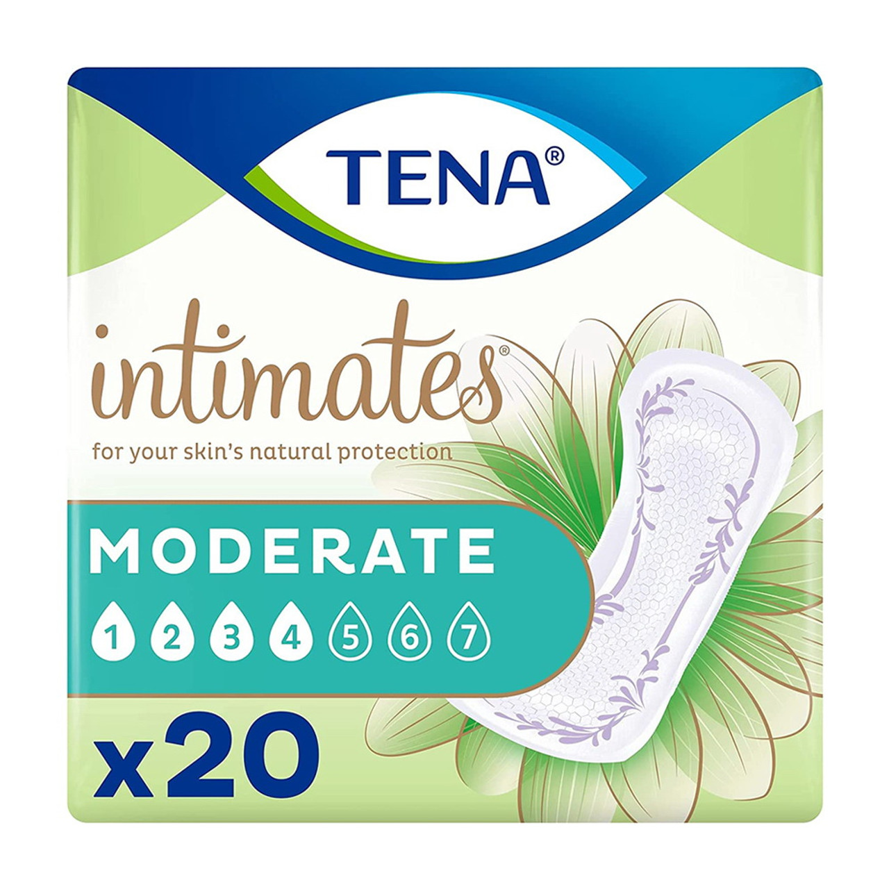 Tena Incontinence Overnight Absorbency Pads For Woman, Long