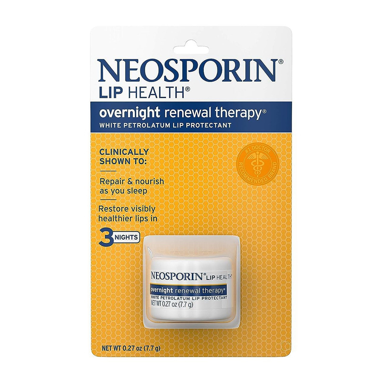 Neosporin Lip Health Overnight Renewal Therapy, 0.27 Oz