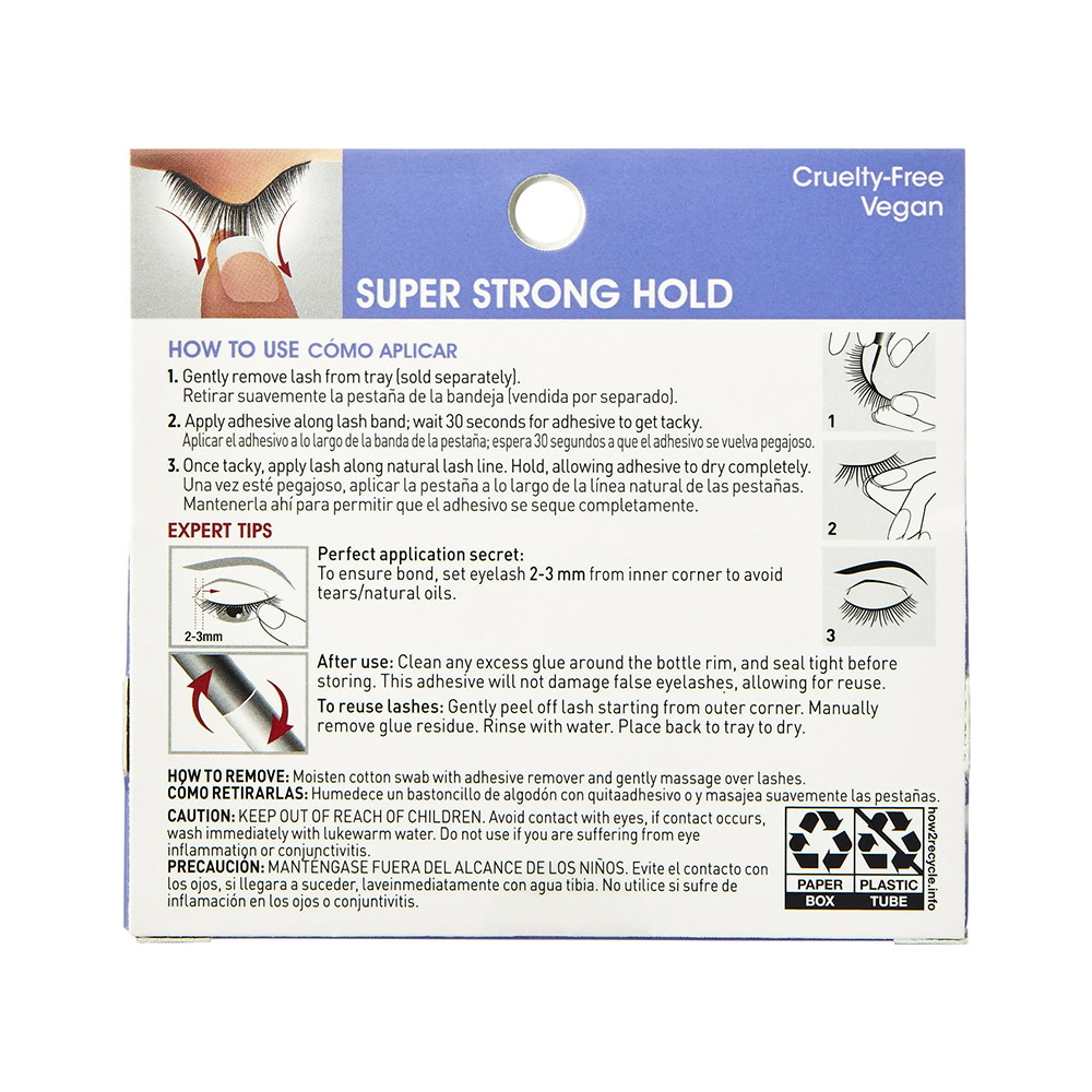 Kiss Lash Couture Strip Lash Adhesive Clear, 1Ea