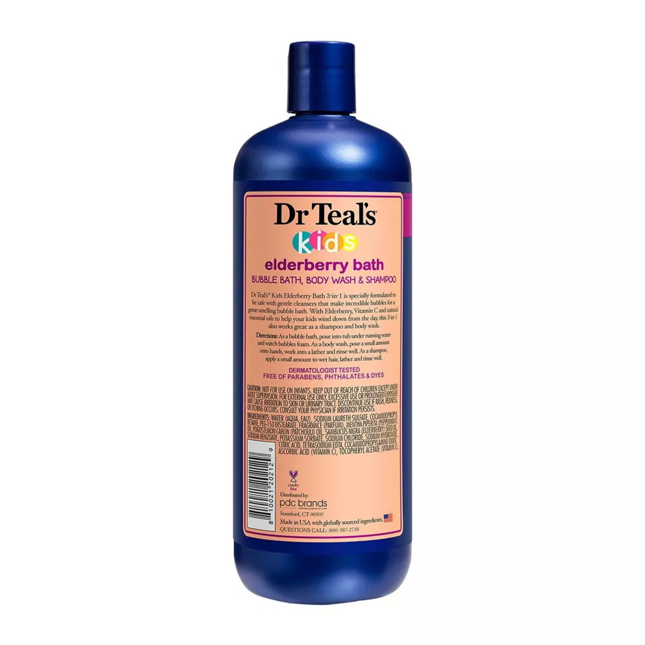 Kids Bubble Bath, 2-in-1 Formula, Natural & Organic, 300 ml/10 fl. Oz (Pack  of 3), 1 - Kroger