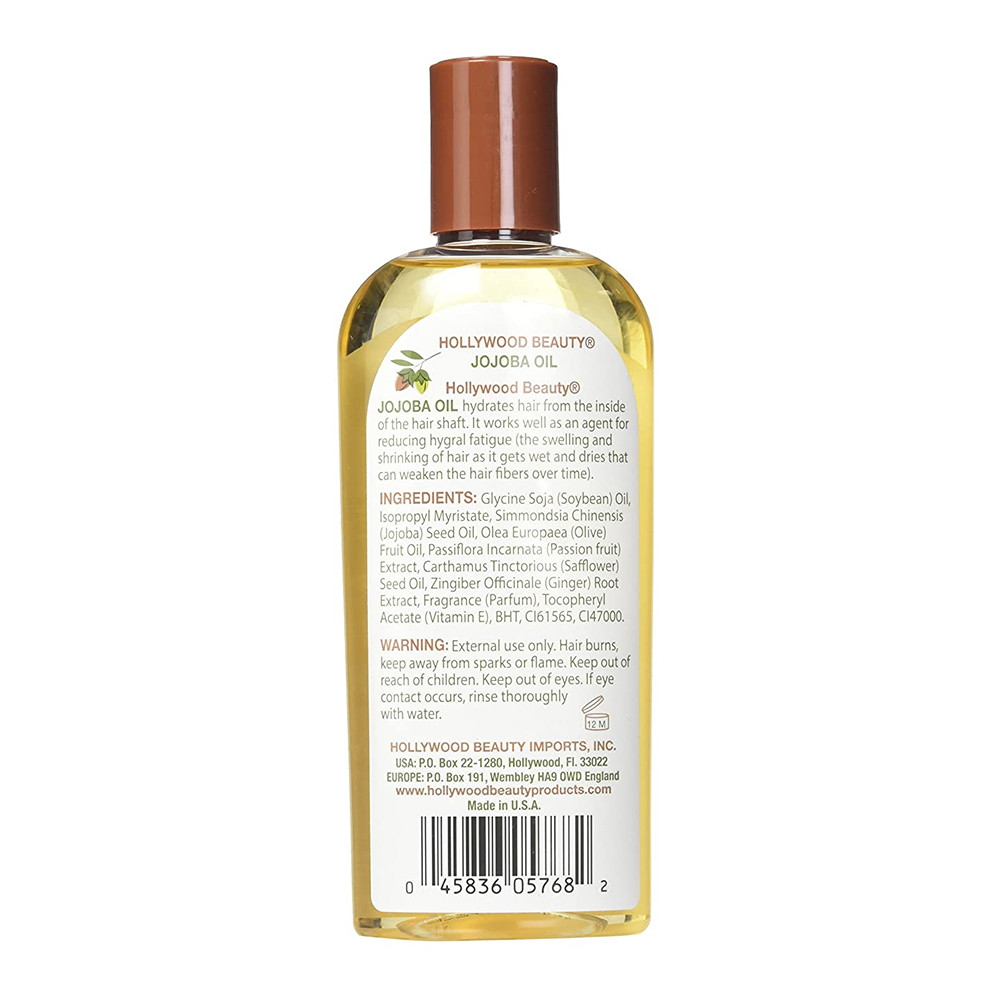 Hollywood Beauty Jojoba Oil Scalp Treatment Beige, 8 Oz