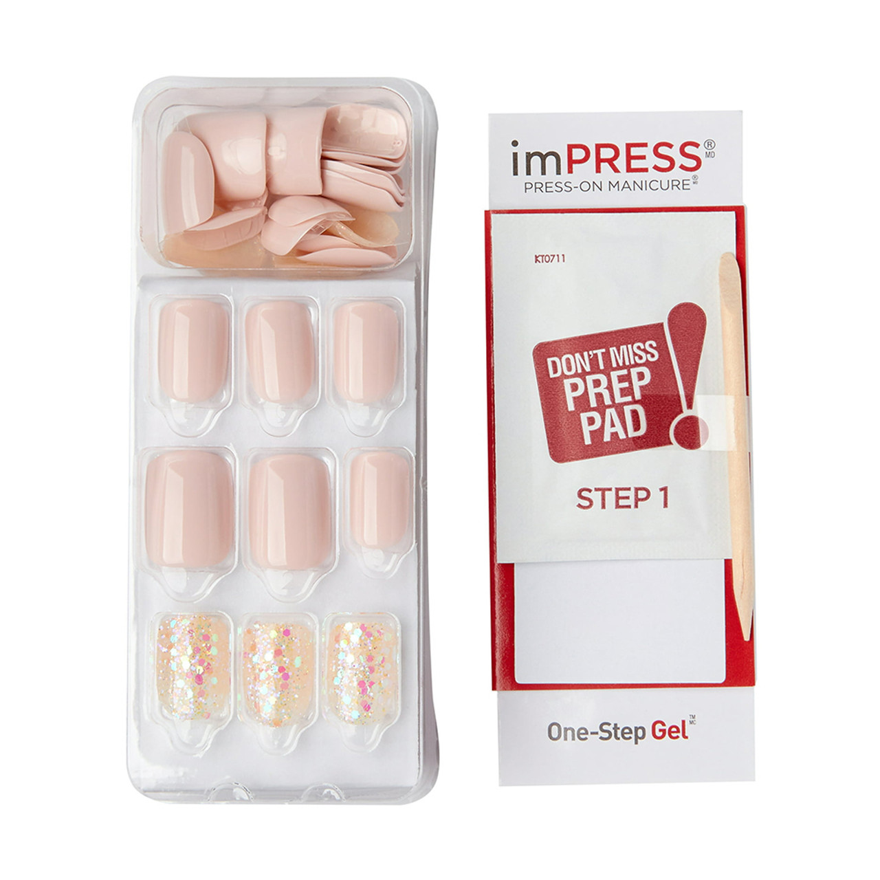 Kiss Impress Press-on Manicure Petite Fake Nails - Timeless Day - 3pk -  90ct : Target