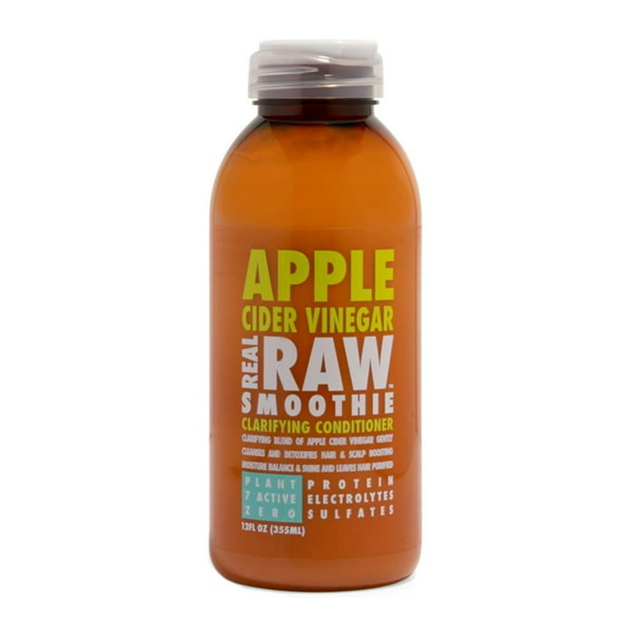 Real Raw Shampoothie Apple Cider Vinegar Clarifying Conditioner, 12 Oz