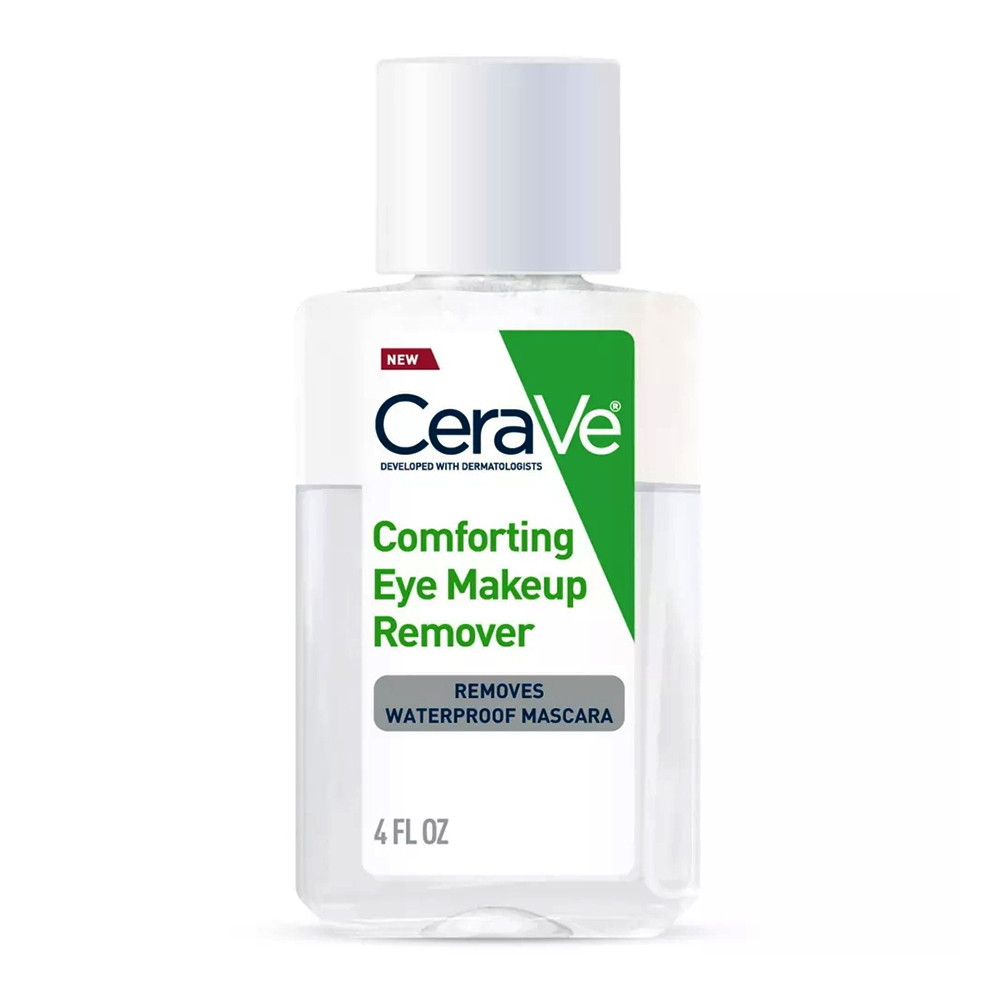 CeraVe Waterproof Liquid Eye Makeup Remover Travel Size, 4 Oz