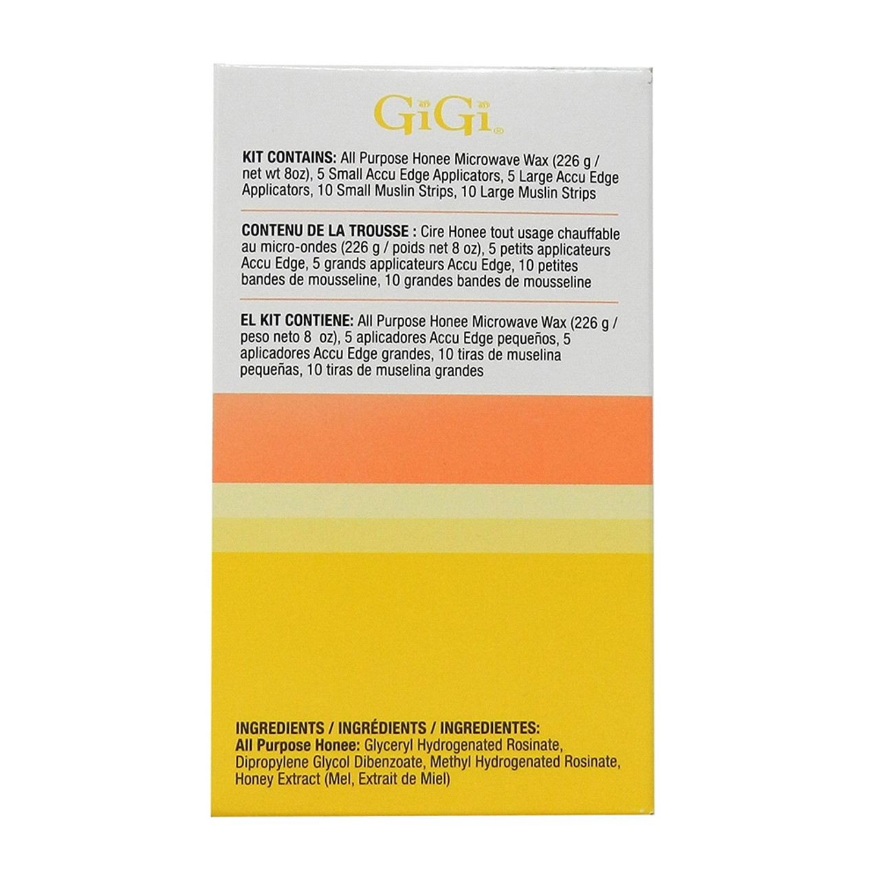 Gigi Microwave Wax Essentials All Purpose Formula Kit, 8 Oz