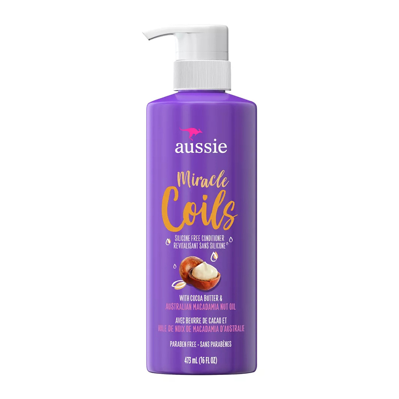 Aussie Miracle Coils Silicone Free Hydrating Conditioner with Cocoa