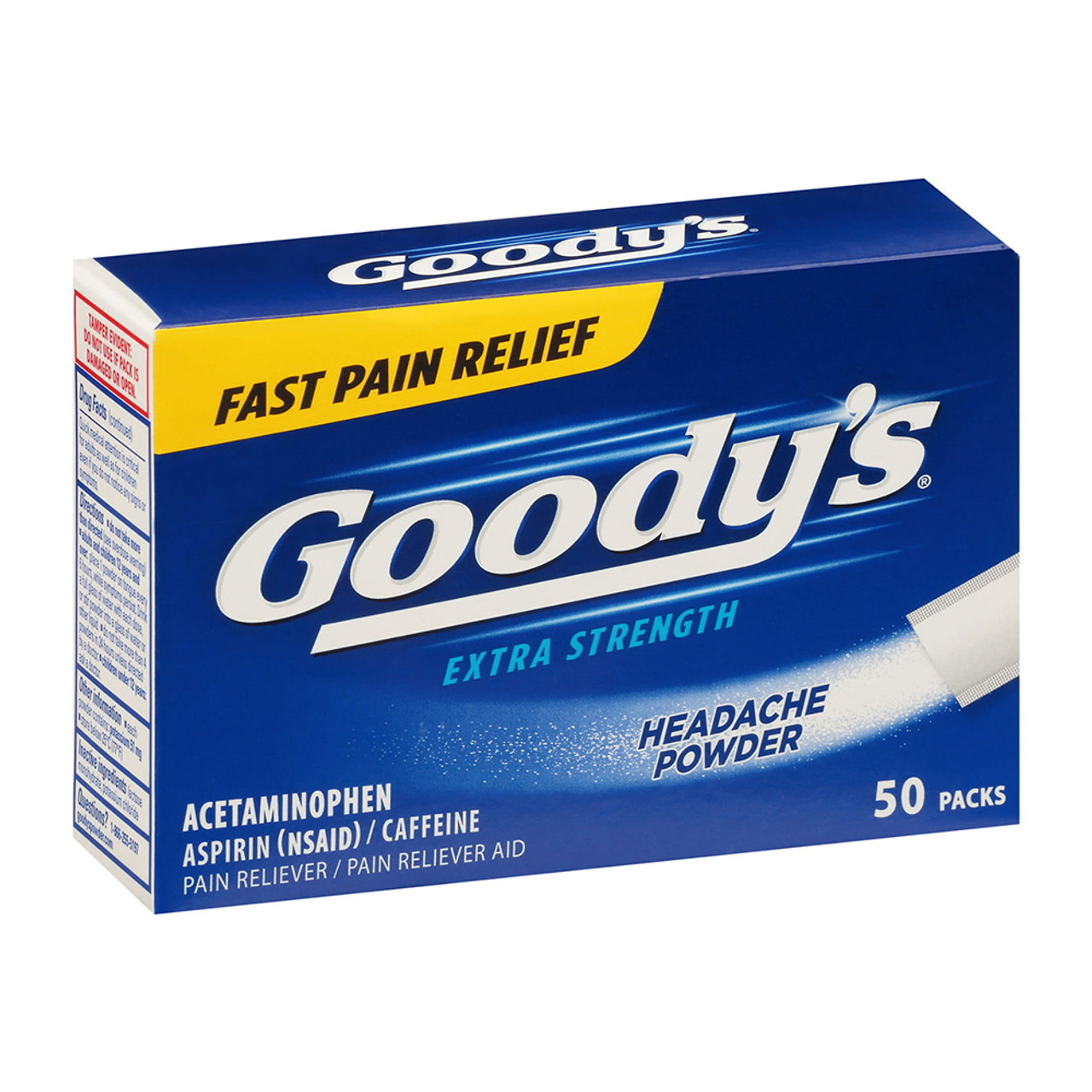Goodys Extra Strength Headache and Pain Relief Powder Aspirin 50 Count