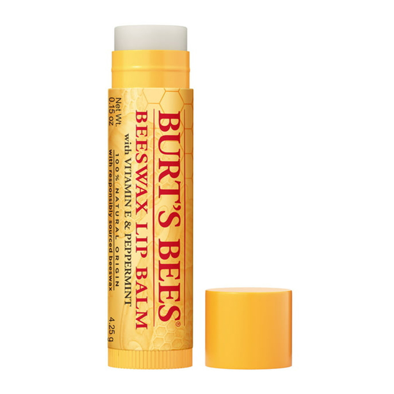 Burt's Bees 100% Natural Origin Moisturizing Lip Balm, Original Beeswax, 2  ct