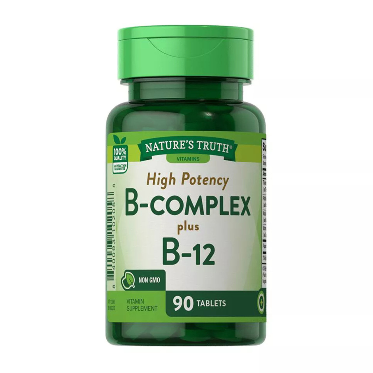 Natures Truth Vitamin B Complex With B12 90 Tablets 1 Ea