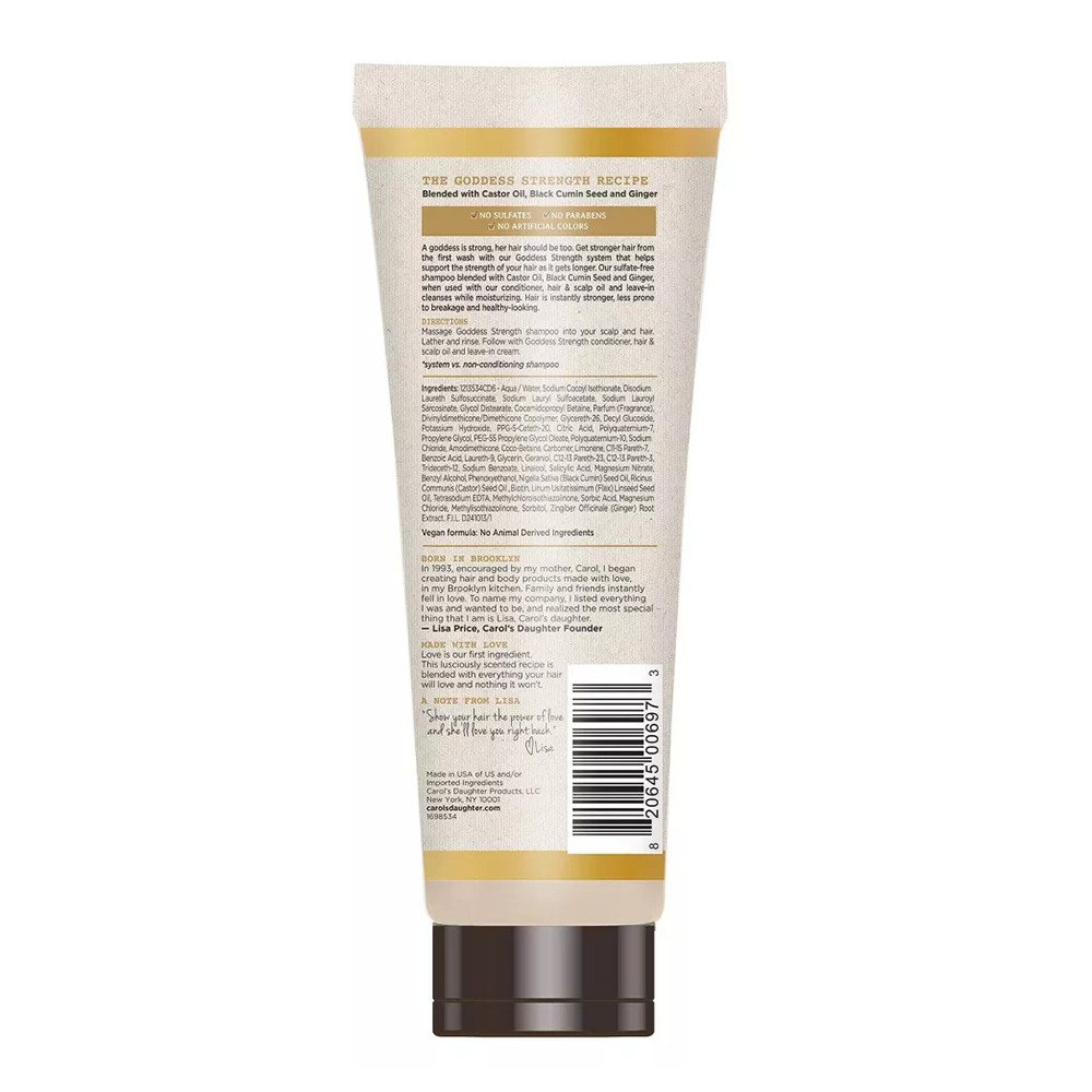 Carols Daughter Goddess Strength Fortifying Sulfate Free Hair Shampoo ...