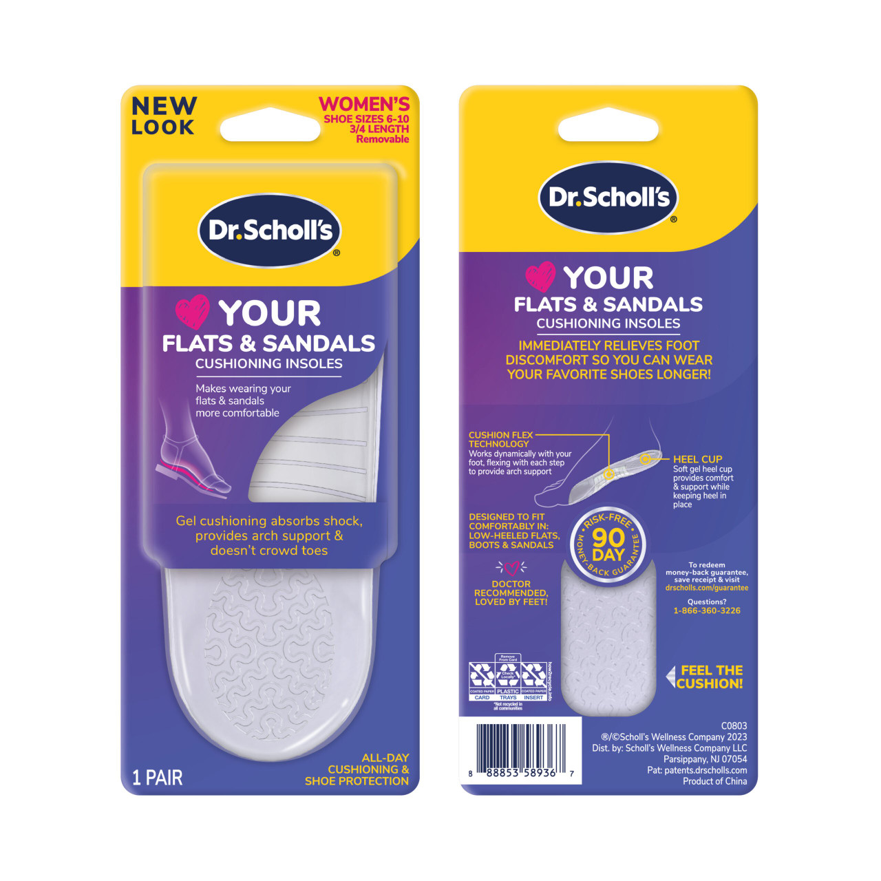 Summer Soles Ultra-Absorbent Stay-Dry Trim-to-Fit Womenâ€™s Insoles for  Sandals, Pumps, and Flats for Sweaty Feet and Hyperhidrosis, Reduce  Moisture with Anti-Odor Design - Walmart.com