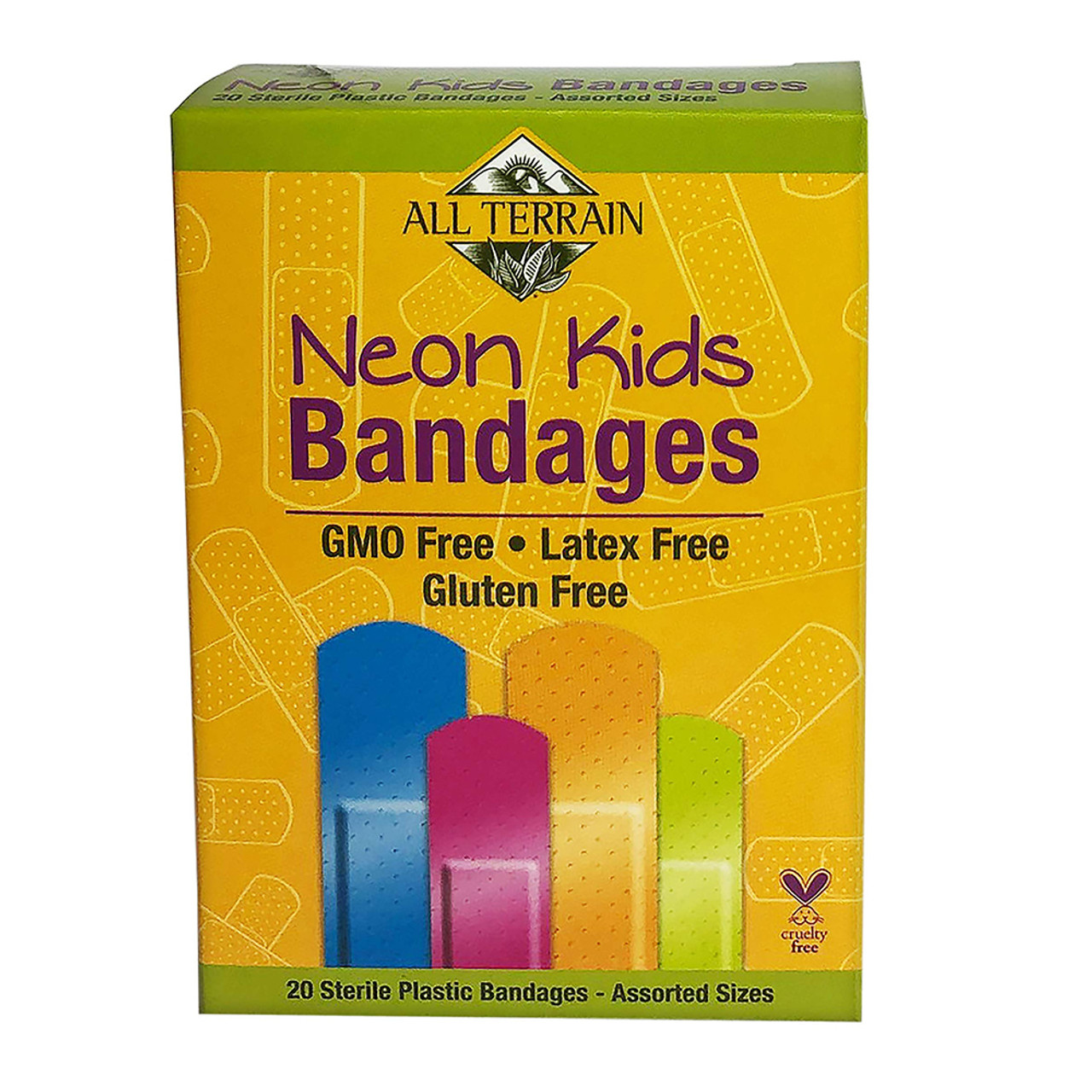 Kids Advanced Bandages, Assorted Sizes, 20 Bandages