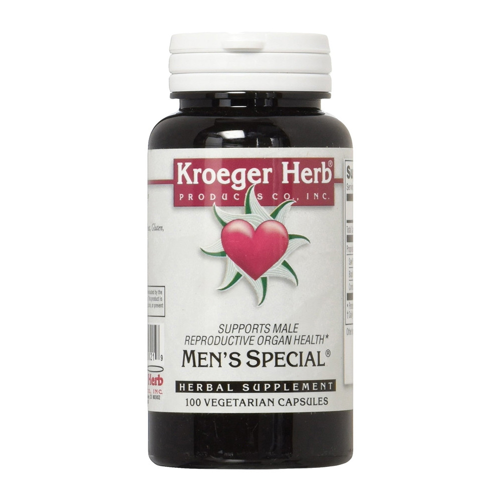 Kroeger Herb Mens Special Capsules, 100 Ea