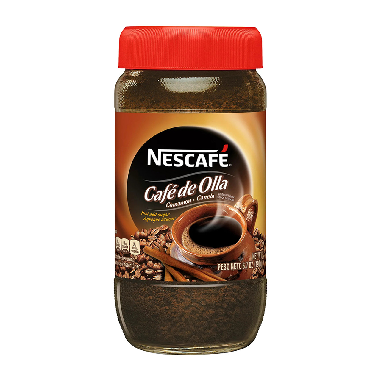 Nescafe Cafe de Olla Cinnamon Instant Coffee, 6.7 Oz