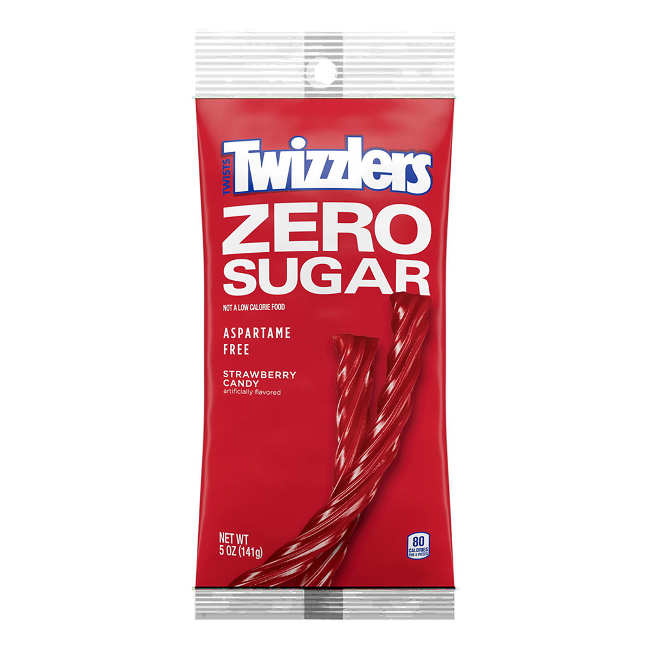 Twizzlers Twists Strawberry Flavored Sugar Free Chewy Candy, 5 Oz