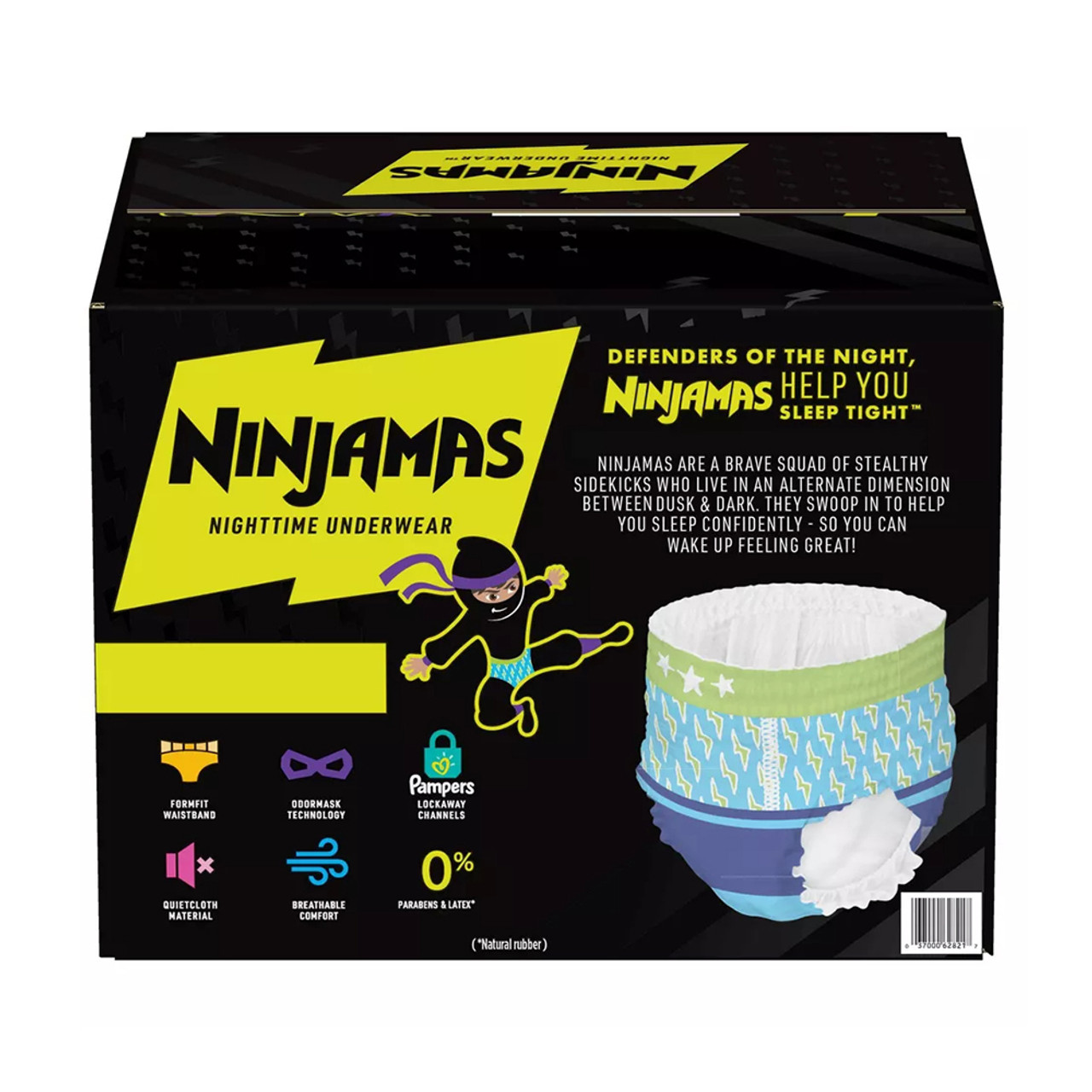 Pampers Ninjamas Pyjama Pants size 7 - 17-30KG - Diaper Pants for 4-7 years  old