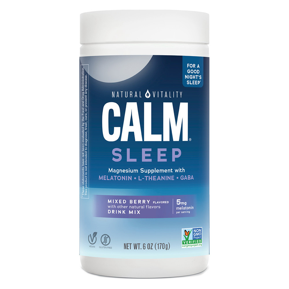 Natural Vitality Calm Sleep Aid Drink Mix With Magnesium and