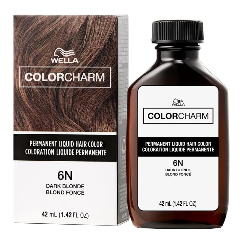 Wella Color Charm Liquid Hair Color, 6N by 611 Dark Blonde, 1.4 Oz