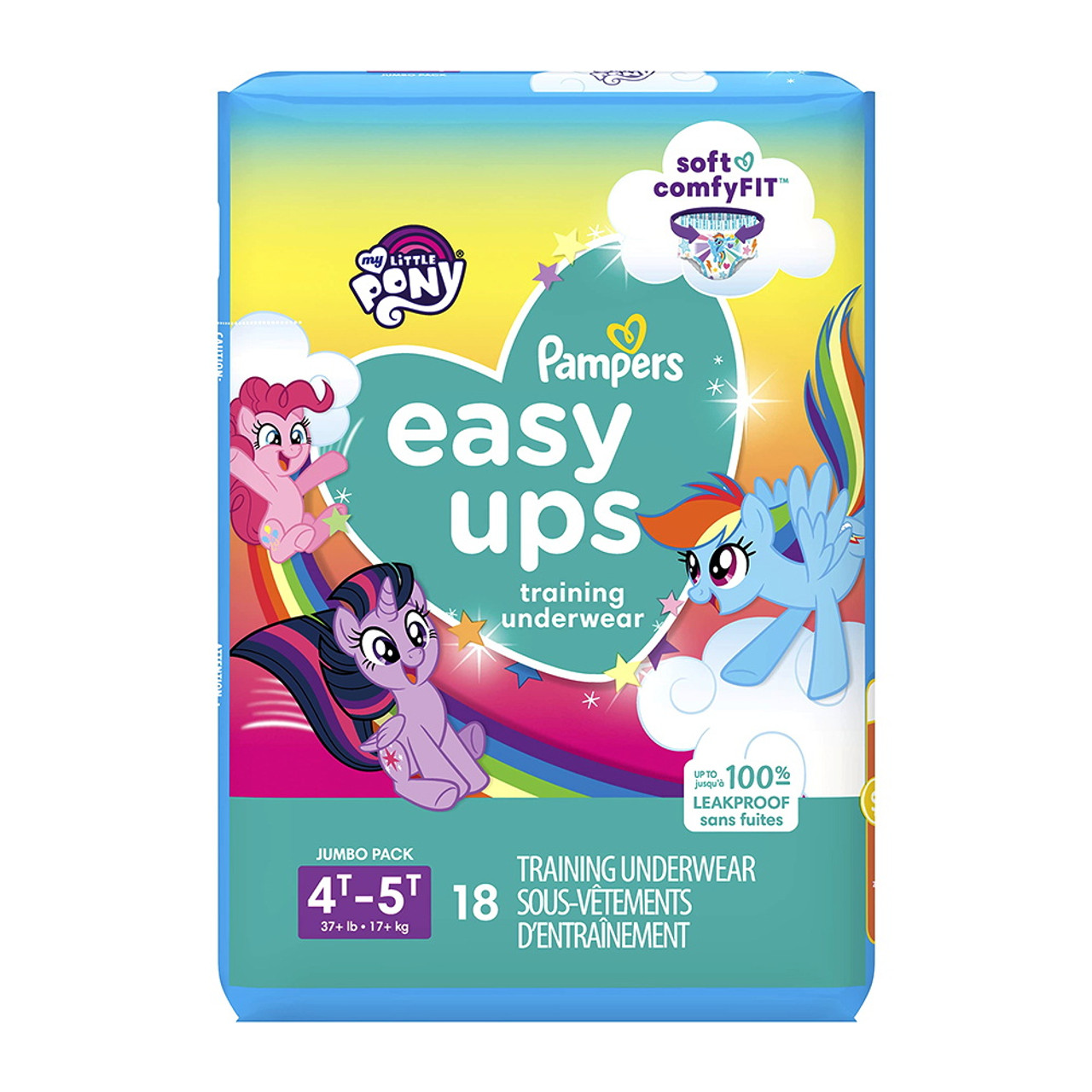 Pampers Easy Ups Training Pants Jumbo Pack Toddler Girls Size