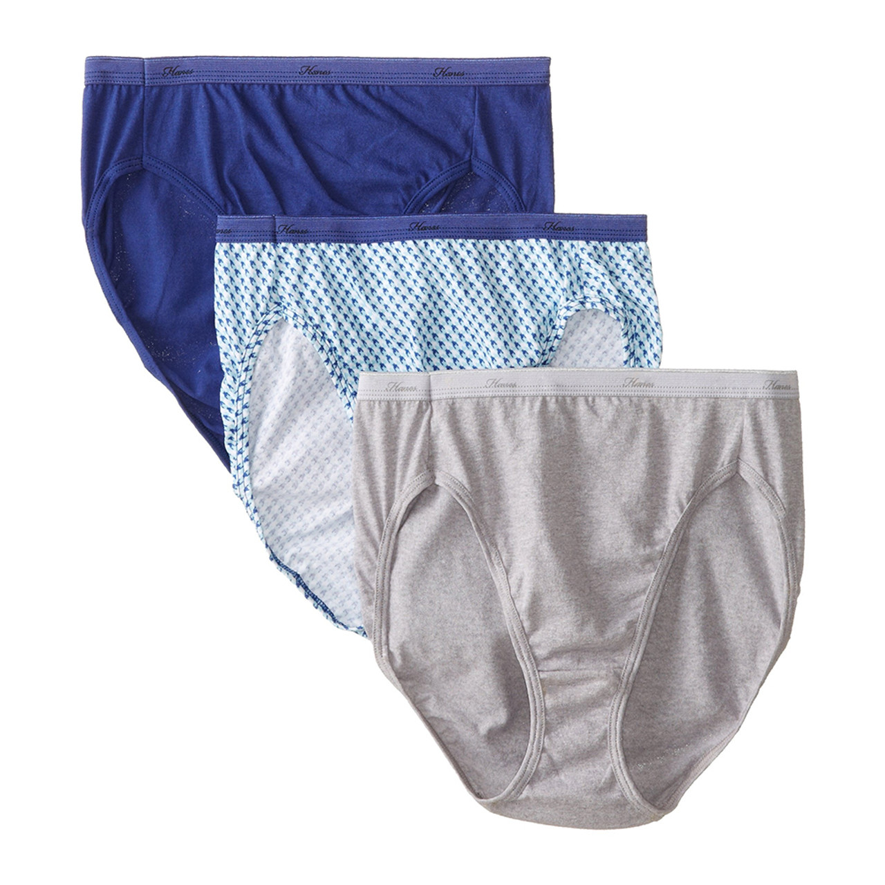 Buy Hanes Women's Hi-Cut Cotton Underwear, Value 10-Pack, Assorted