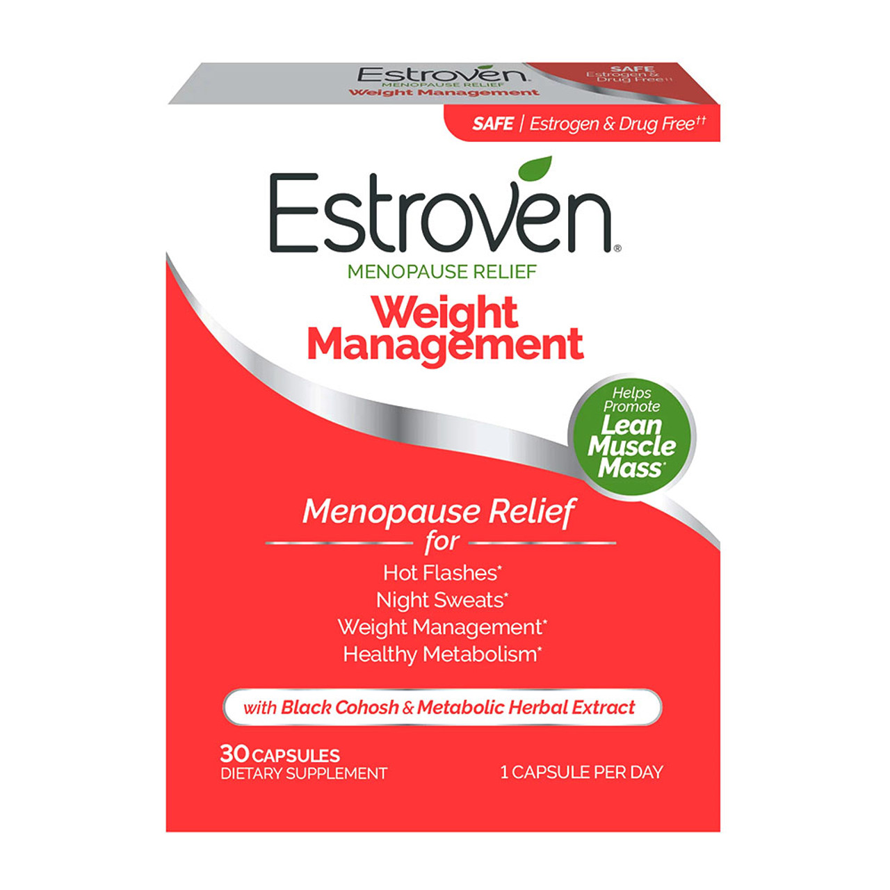 Estroven Menopause Relief Weight Management Reviews Estroven Menopause Relief for Weight Management Capsules, 30 Ea