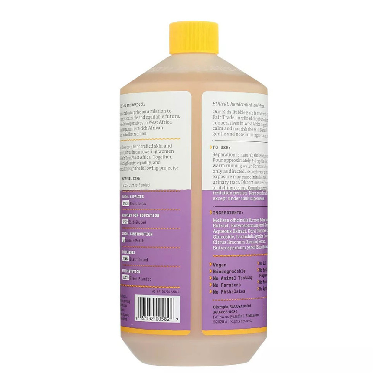 Everyday Shea Bubble Bath, Lemon Lavender - 32 fl oz