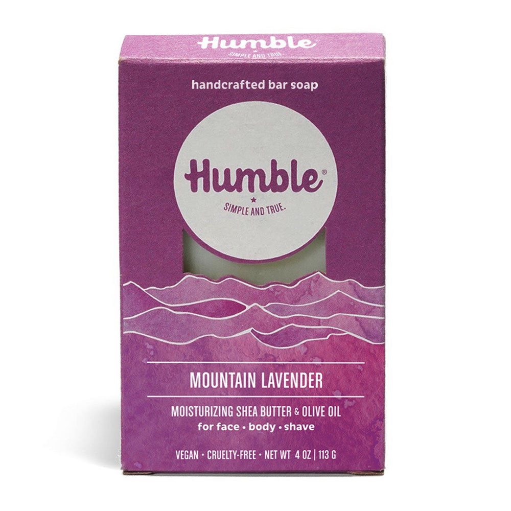 Humble Moisturizing Bar Soap, Mountain Lavender, 4 Oz