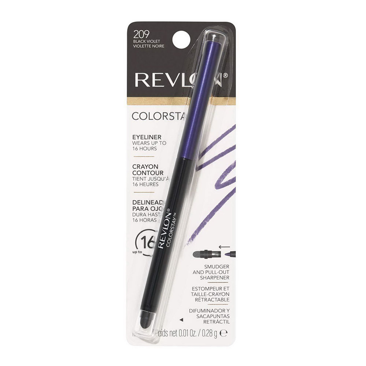 Revlon Colorstay Eyeliner Pencil Black Violet 1 Ea 