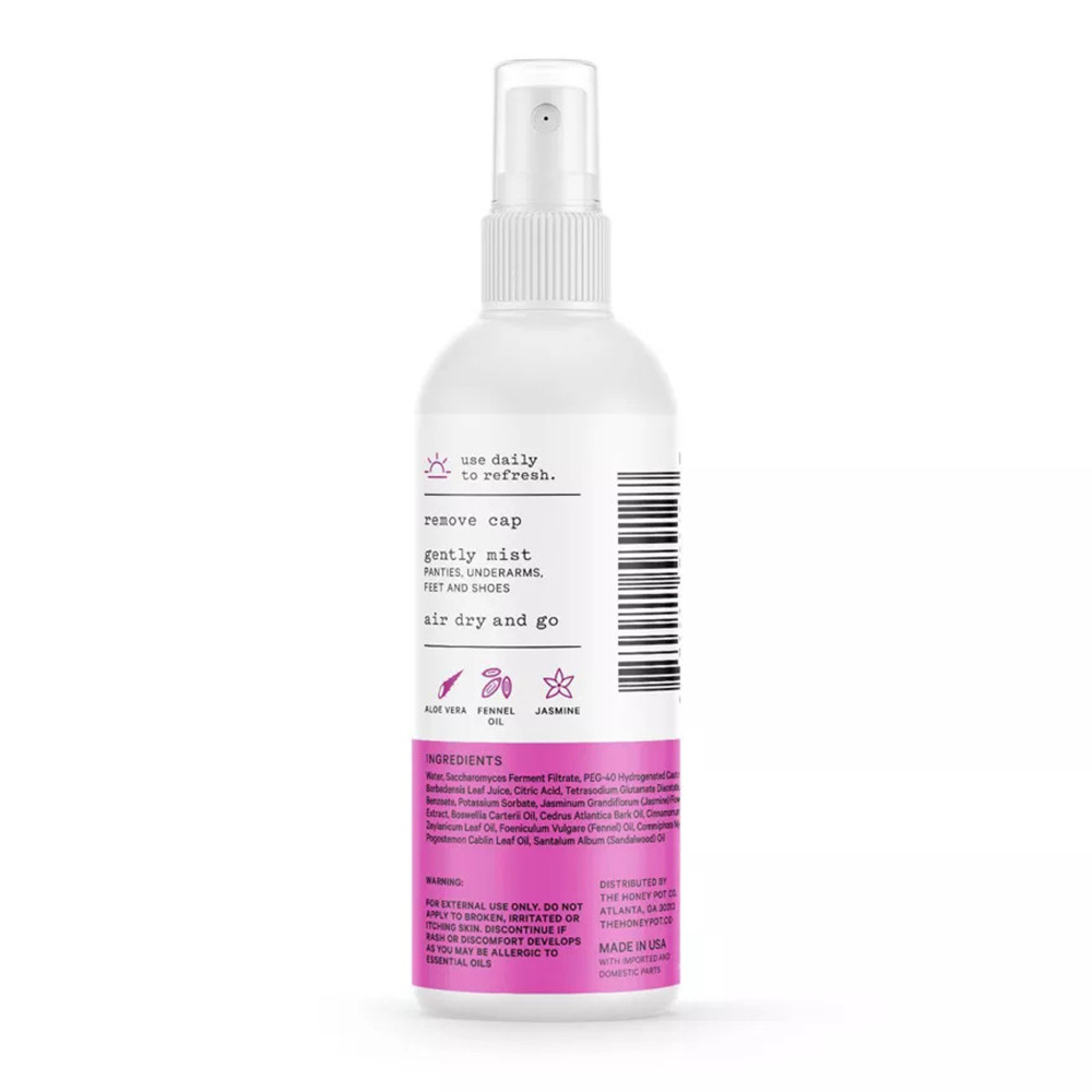 The Honey Pot Company Awakening Jasmine Frankincense Panty Spray, 4 Oz