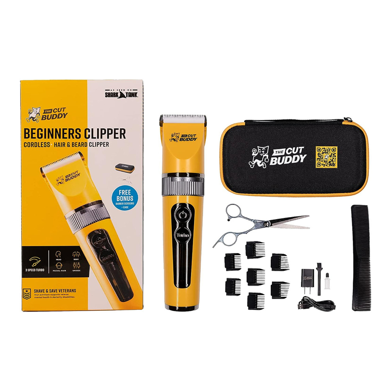 The Cut Buddy Beginners Clipper, Cordless Hair and Beard Clipper