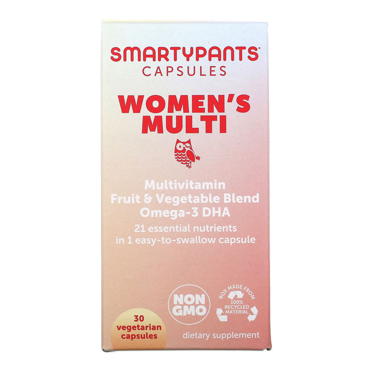 Amazon.com : SmartyPants Women's Complete Multivitamin Dietary Supplement  Netcount, Blueberry, Gummy 240 Count : Health & Household