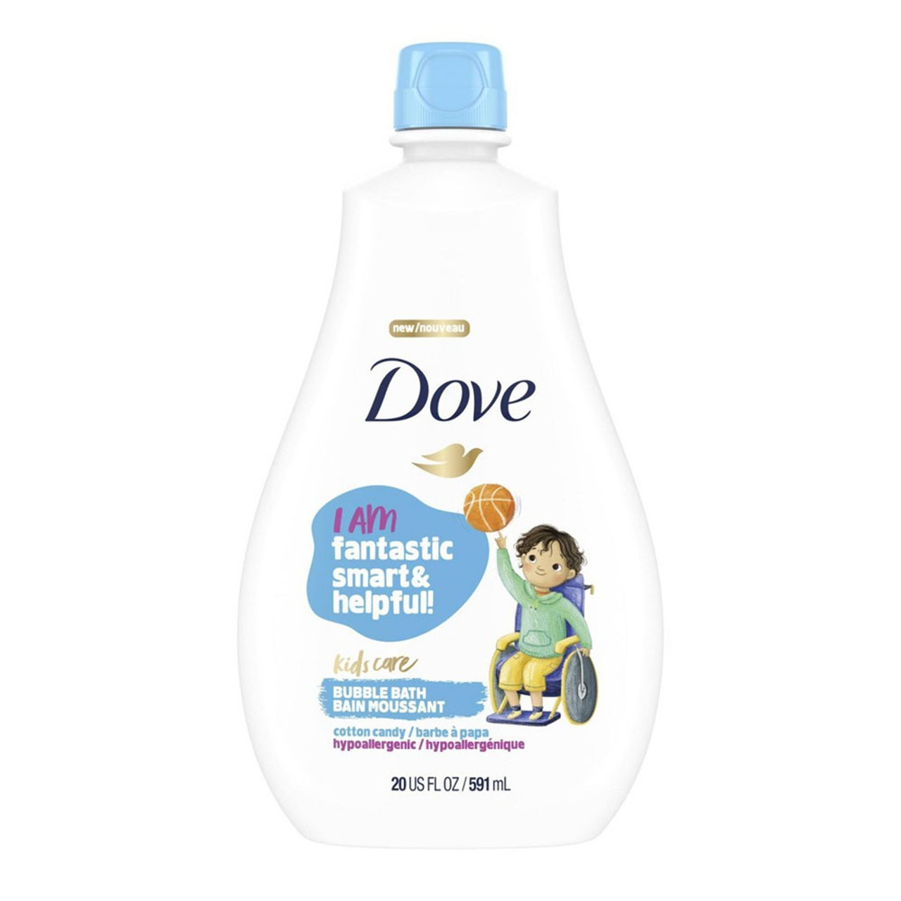 Dove Kids Care Bubble Bath Coconut Cookie 20 fl oz