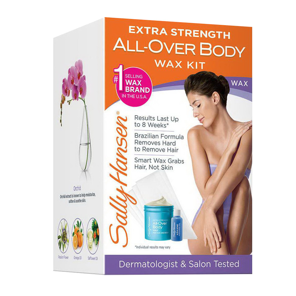 Sally Hansen Extra Strength All Over Body Wax Kit, 6 Oz