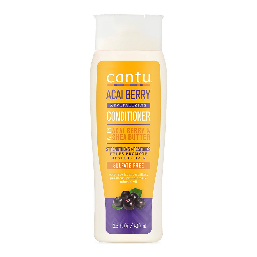 Cantu Revitalizing Conditioner with Acai Berry and Shea Butter, 13.5 Oz