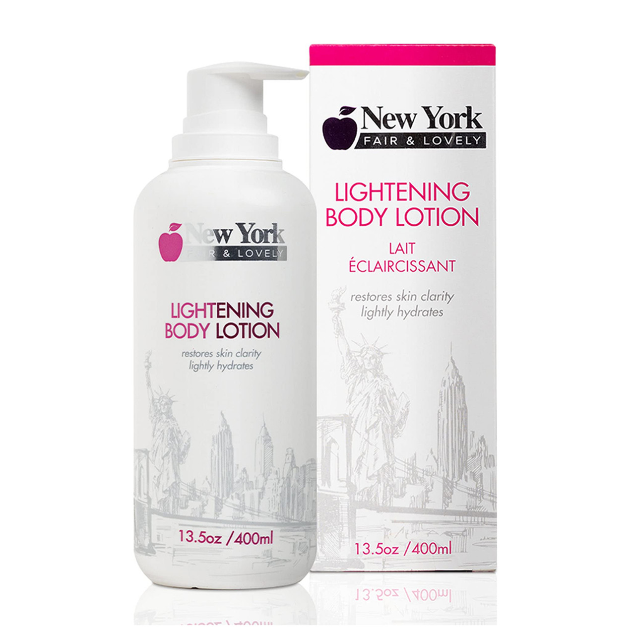 New York Fair & Lovely Lightening Body Lotion - 400ml / 13.5 Oz