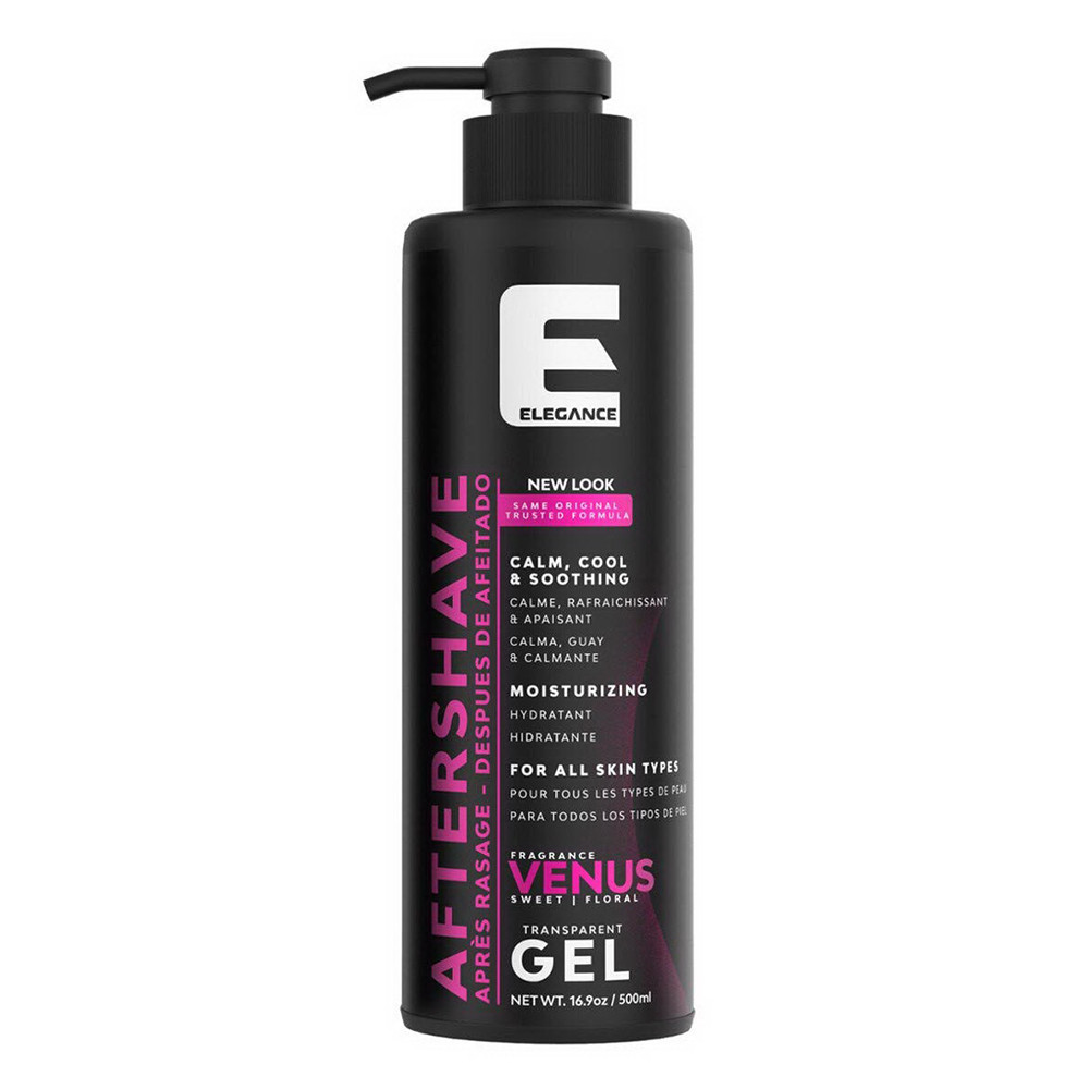 Elegance After Shave Transparent Gel, Venus Fragrance, 16.9 Oz