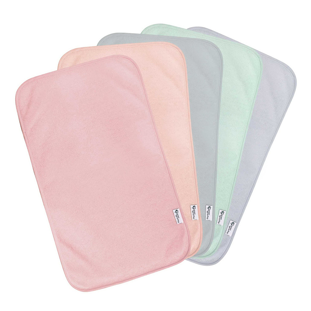 Green Sprouts Stay Dry Burp Pads, 5 Pack