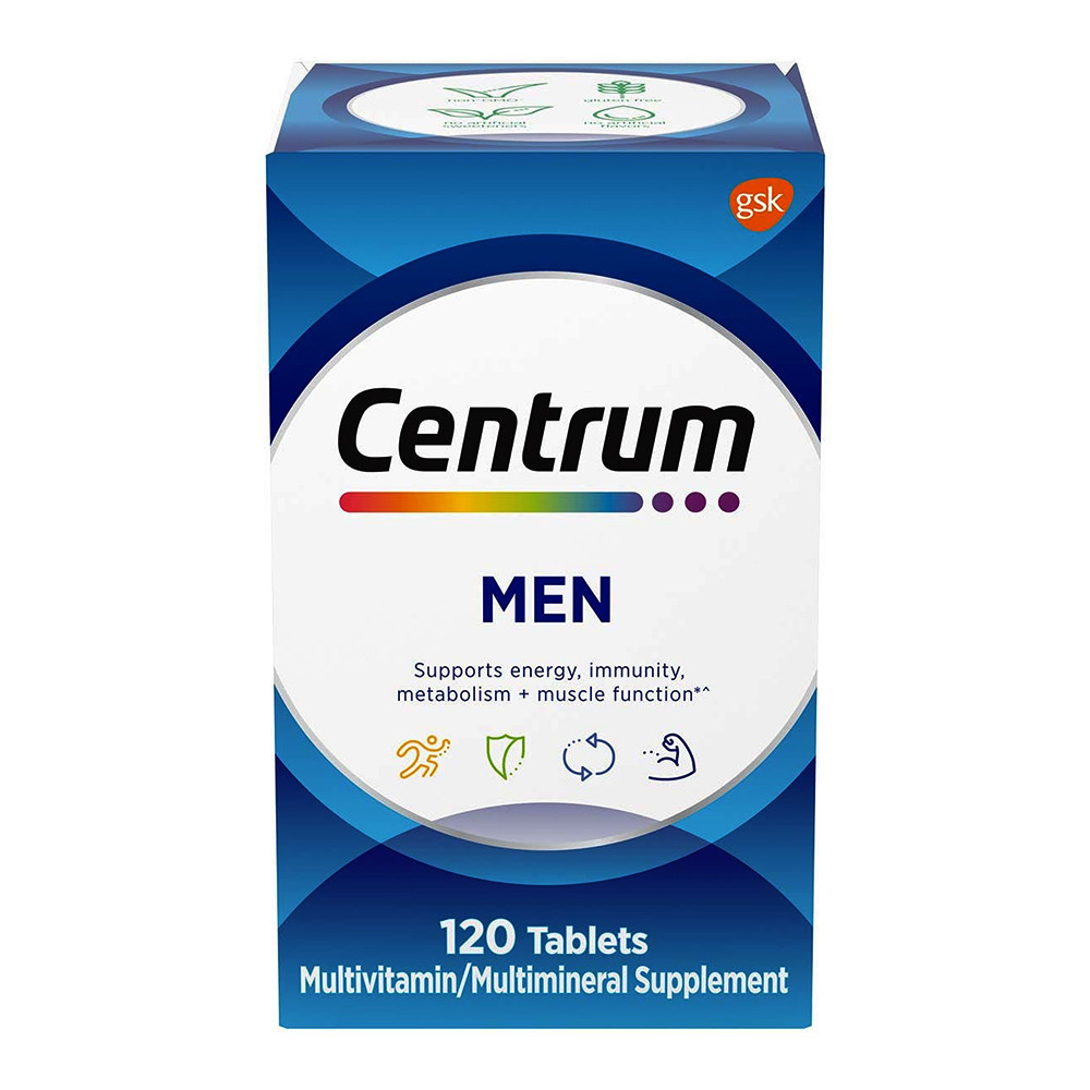 Centrum Men Multivitamin And Multimineral Dietary Supplement Tablets, 120 Ea
