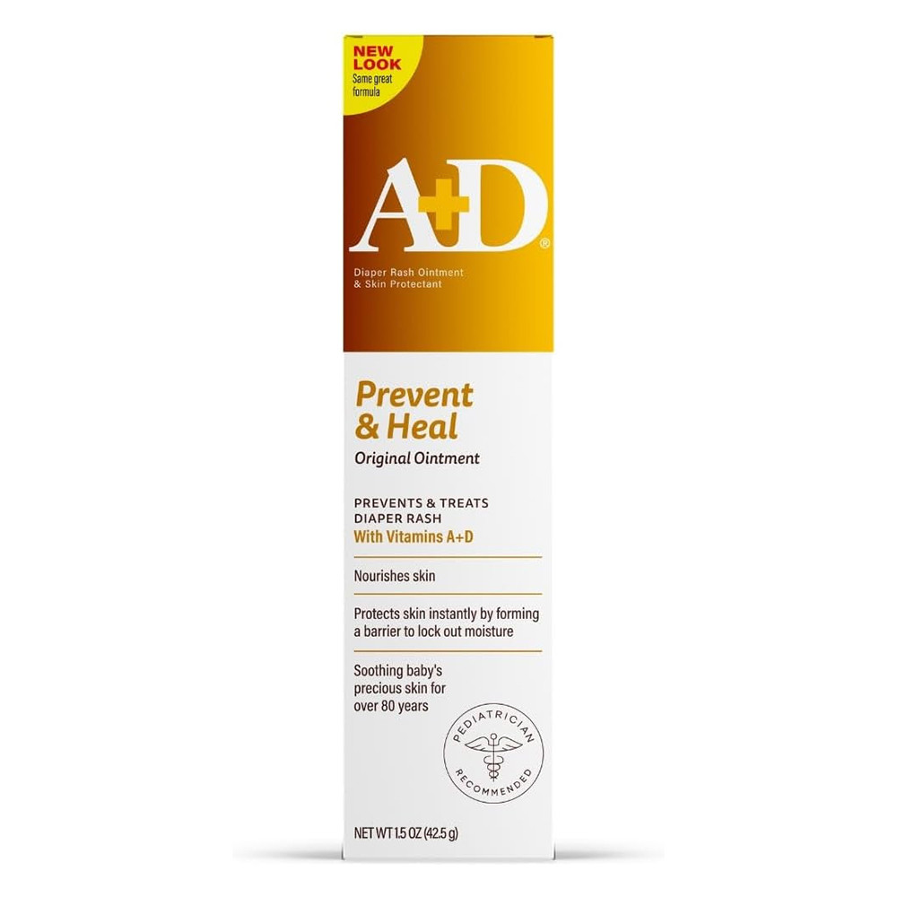 5g Skin Rash A and D Diaper Rash Ointment and Skin Protectant Prevent and Heal with ...