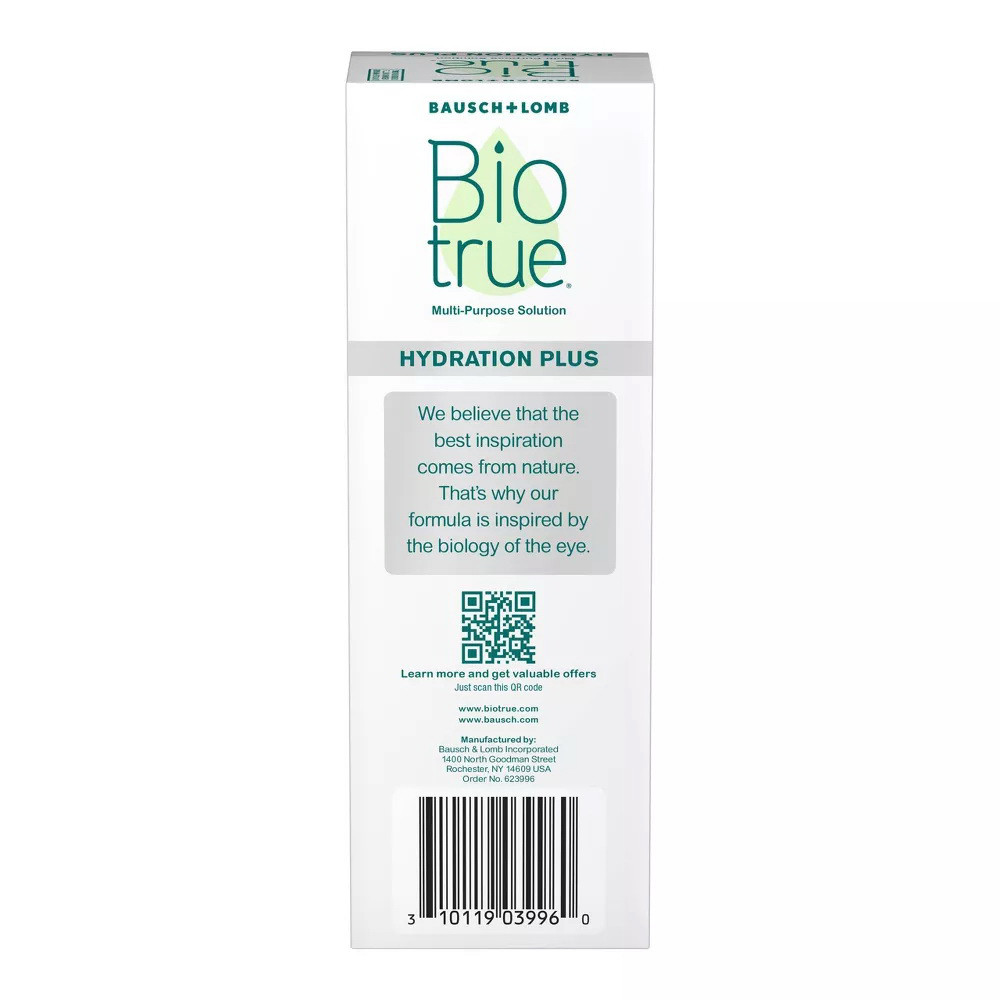 Biotrue Hydration Plus Contact Lens Multi Purpose Solution, 4 Oz