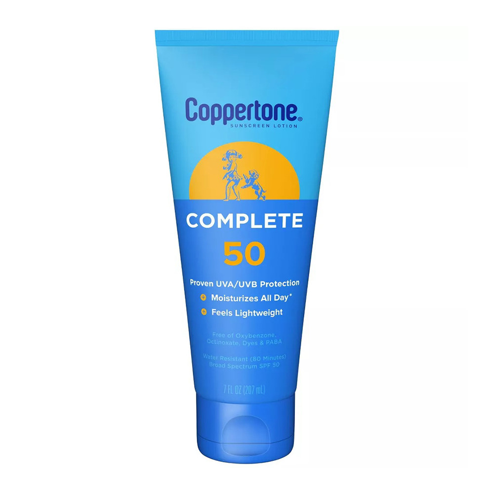 Coppertone Complete Face Sunscreen Lotion SPF 50, 7 Oz