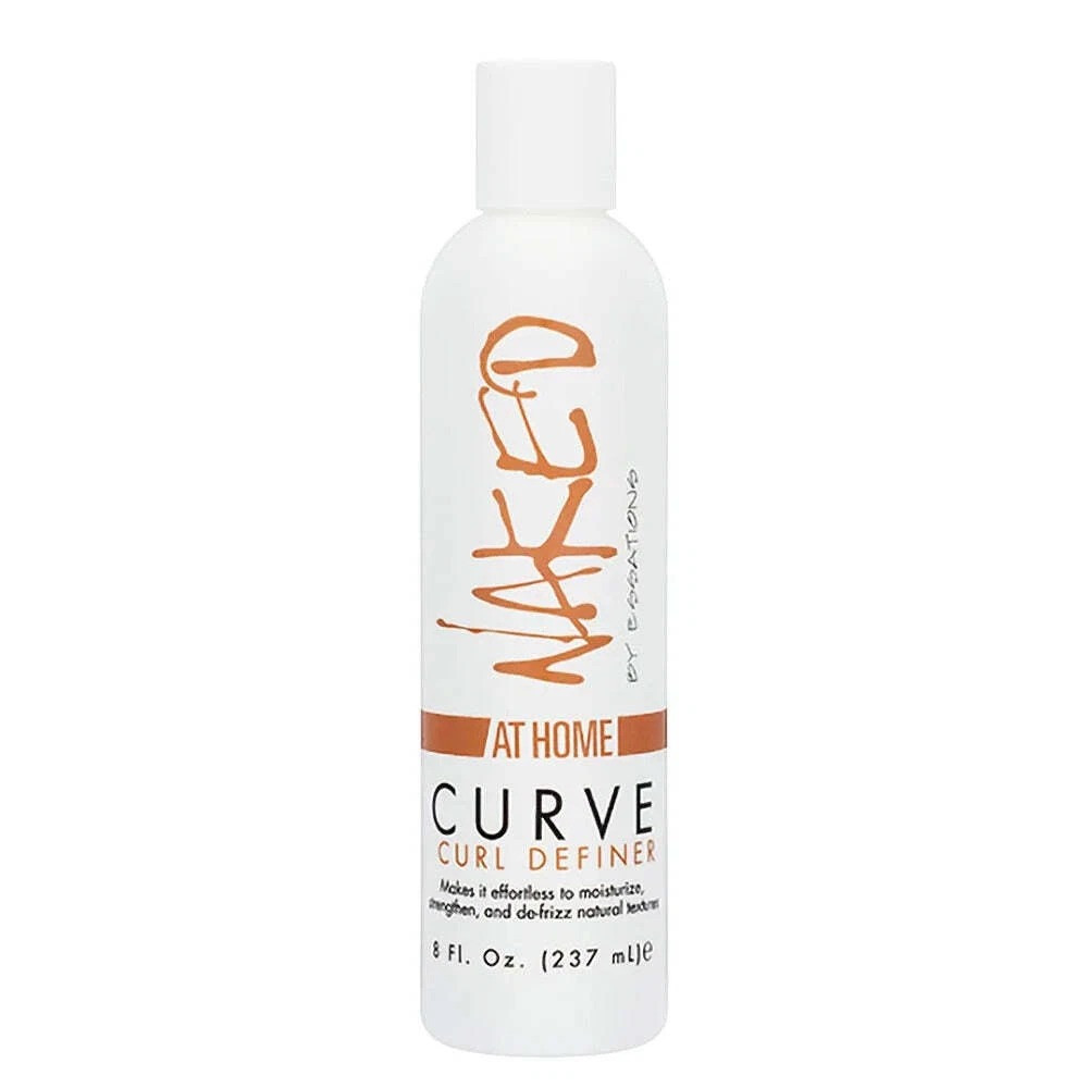 Naked Curve Curl Definer At Home By Essations for Natural Curl Pattern 8Oz (237ml)